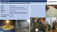 HURL 2200 MTPD, Ammonia Fertilizer Project