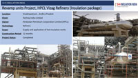 Revamp units Project, HP CL Vizag Refinery (Insulation package)